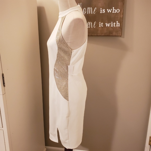 NWT Charlotte Russe White Body Con Dress Sz. Large - Picture 3 of 7